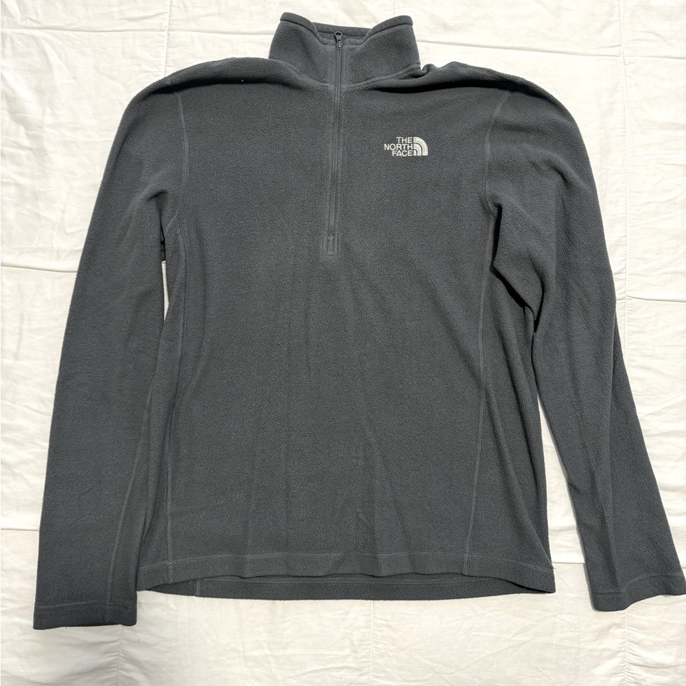 North Face men’s small pullover, fleece, grey
